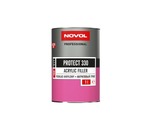 NOVOL PROTECT 330 5+1 (MS) Грунт акриловый 1л + 0.2л (H 5520) (Чёрный)