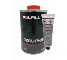 POLFILL Смола ремонтная 1кг (с отвердителем)