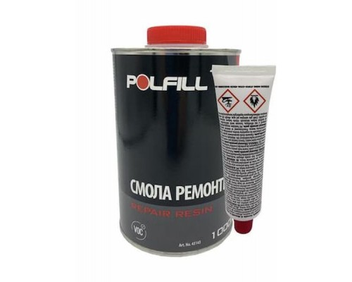 POLFILL Смола ремонтная 1кг (с отвердителем)