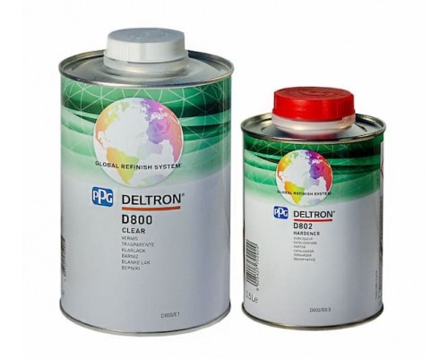 PPG Deltron D800 MS Лак акриловый 1л + 0,5л(D802)