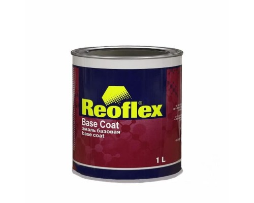 REOFLEX Base Coat Эмаль базовая 1л (SUPER BLACK)