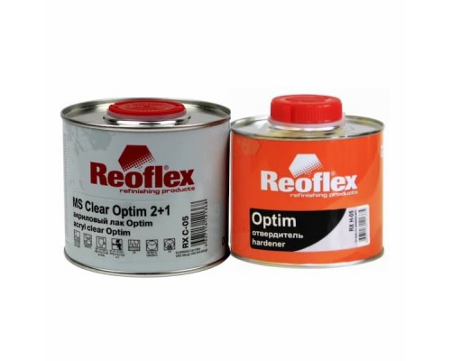 REOFLEX RX C-05 MS Clear Optim Акриловый лак 0,5л + 0,25л (RX H-05)