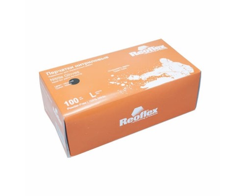 REOFLEX RX N-12 Перчатки нитриловые 100шт (L)