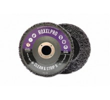 ROXELPRO 123543 Clean&Strip II Круг зачистной на оправке пурпурный 13х22х115мм