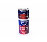 SOLID PREMIUM CLEAR HS Быстросохнущий прозрачный лак 1л + 0,5л