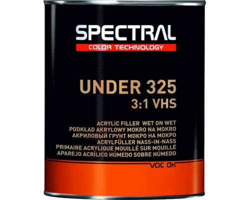 SPECTRAL UNDER 325 3+1 Грунт акриловый мокро-по-мокрому0,75л+0,25л (Н6525) (Чёрный)