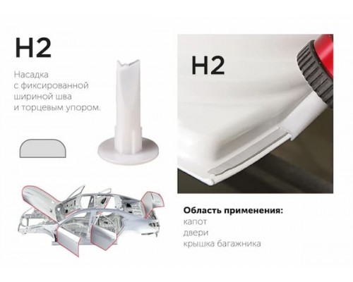 U-SEAL H2 Пластиковая насадка для нанесения герметика с плоским носиком