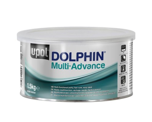 U-POL DOLPHIN MULTI-ADVANCE Шпатлевка быстросохнущая легкошлифуемая 1,5кг