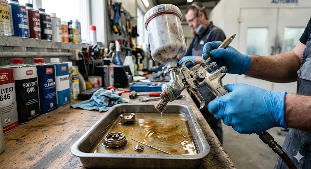 Растворитель для промывки краскопульта и очистки инструмента